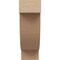 Ekena Millwork 3"W x 6"D x 9"H Classic Alpine Rough Cedar Woodgrain TimberThane Corbel, Primed Tan CORUR03X06X09ALPRCPR - alternate 5